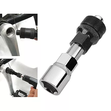 Bicycle crank puller spanner service