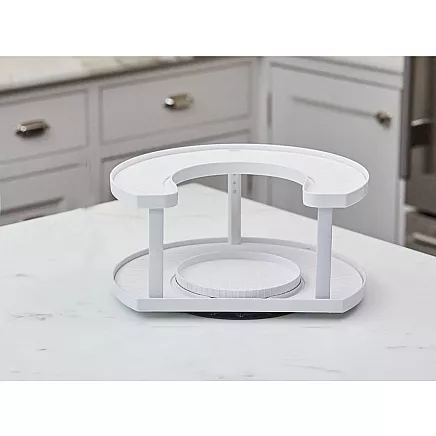 Bin organiser spice rack rotatable