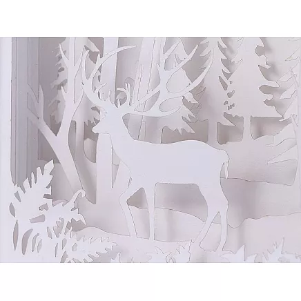 Paper cut-outs night light 3d usb