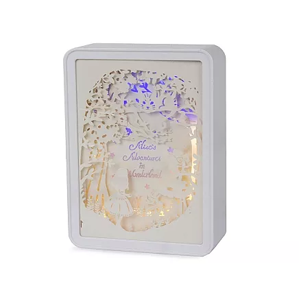 Paper cut-outs night light 3d usb