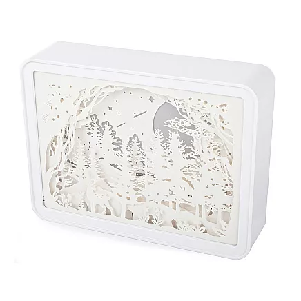 Paper cut-outs night light 3d usb