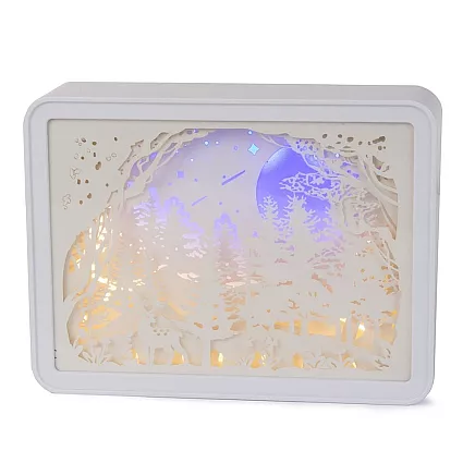 Bedside table lamp 3d colours rgb led remote control touch