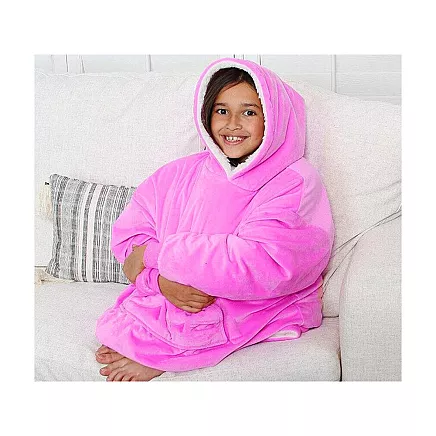 Warm sweatshirt oversize blanket xxl 2in1 thick fleece