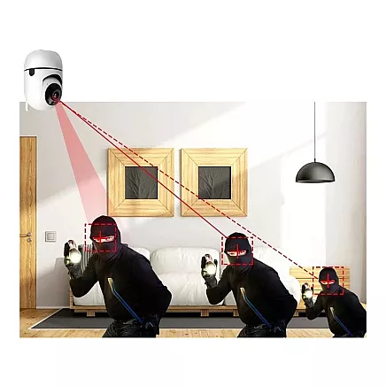 Ip camera wifi electronic nanny swivel hd audio home indoor