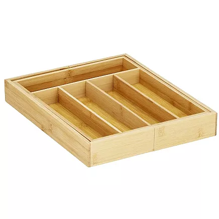 Drawer organizer for kitchen tables bambus 7 door 39cm l