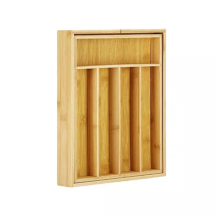Drawer organizer for kitchen tables bambus 7 door 39cm l