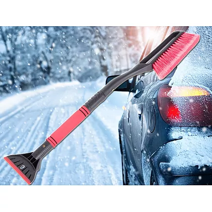 Windscreen scraper snow brush long car scraper 2in1