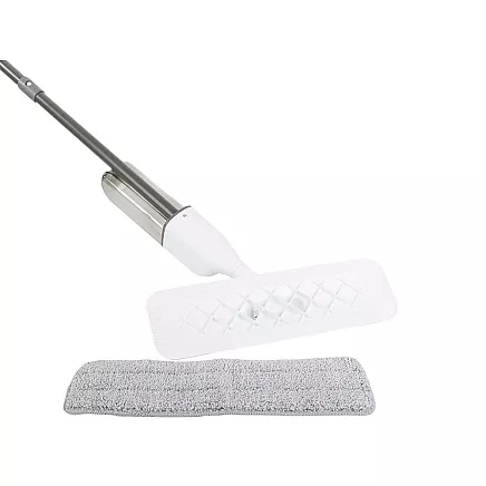 Flat mop with washer rotary solid spray 3x spare cartridges