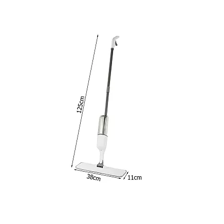 Flat mop with washer rotary solid spray 3x spare cartridges