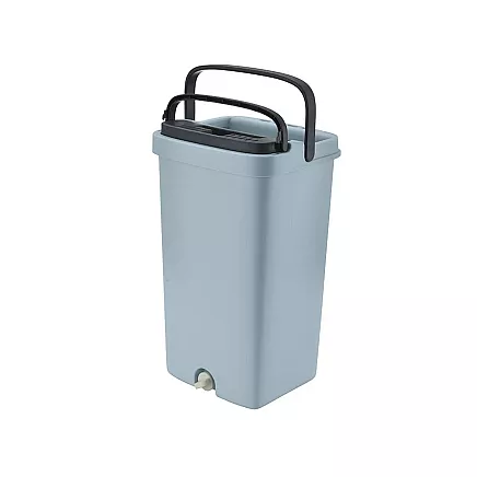 Flat mop with wringer wringer two-chamber floor mop 3x pads