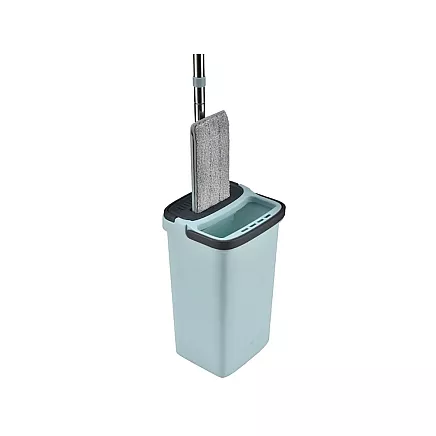 Flat mop with wringer wringer two-chamber floor mop 3x pads