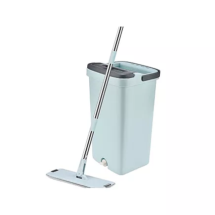 Flat mop with wringer wringer two-chamber floor mop 3x pads