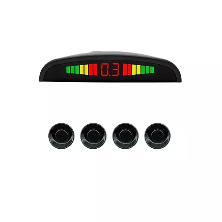 Rear rear parking sensors set 4x sensor lcd display