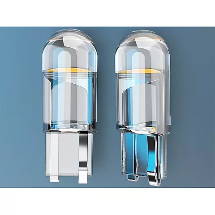 W5w t10 white cristalic led car light 2 pcs component