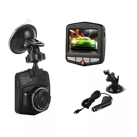 Full hd car camera with lcd display video driving recorder