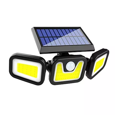 Solar lamp with twilight movement sensor 171 led separate panel garden