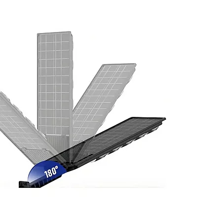 Solar led lamp motion sensor dusk remote control street lamp night light