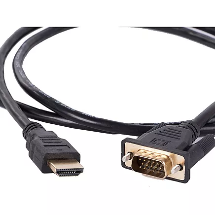 Cable vga - hdmi 1.3m gold full hd connectors d-sub cable