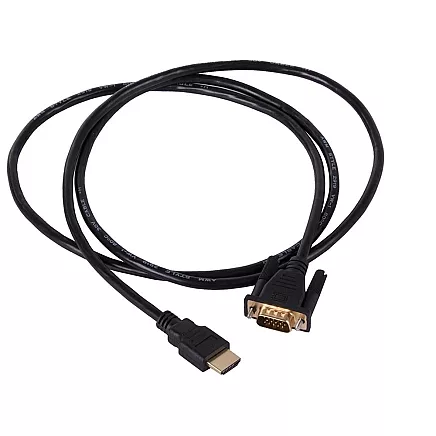 Cable vga - hdmi 1.3m gold full hd connectors d-sub cable