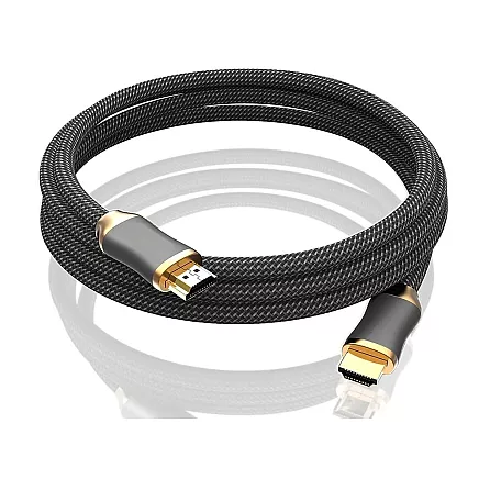 HDMI 2.1 Ultra High Speed kabelis 8K 60Hz 4K 120Hz ar pozlādētām kontaktēm 3 m