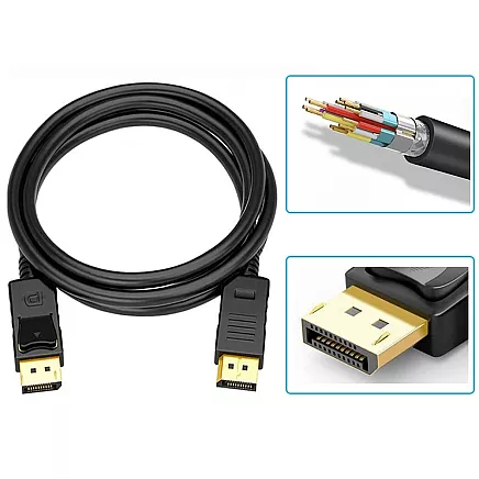 DP 1.4 DisplayPort Kabelis 8K 4K 2K 1.5m