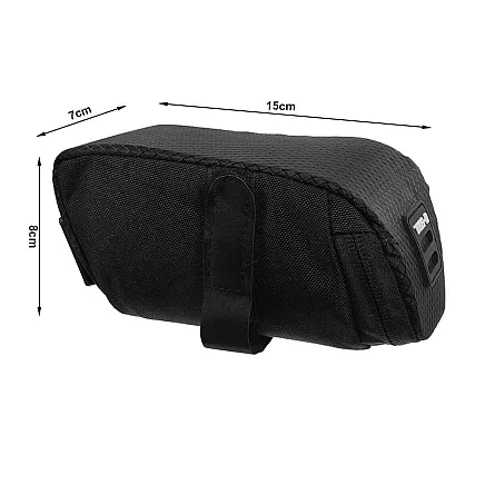 Under-saddle waterproof bicycle bag under-saddle pouch