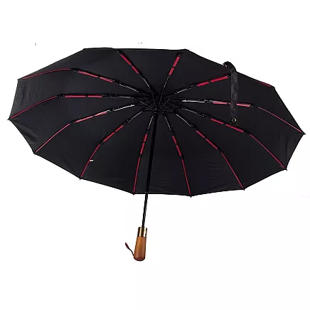 Umbrella folding umbrella automatic black unisex elegant large decent