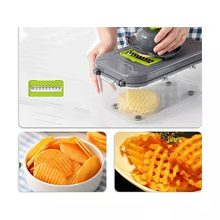 Dārzeņu Griezējs ar Maināmiem Asmeņiem