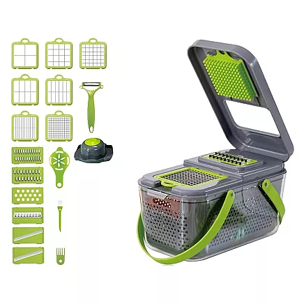 Dārzeņu Griezējs ar Maināmiem Asmeņiem