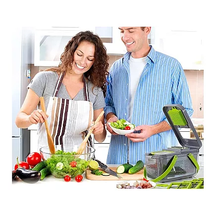 Dārzeņu Griezējs ar Maināmiem Asmeņiem