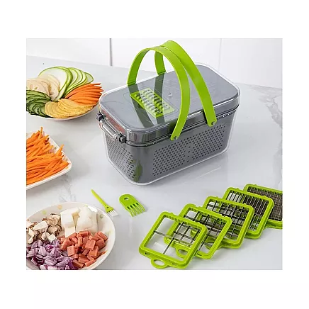 Dārzeņu Griezējs ar Maināmiem Asmeņiem