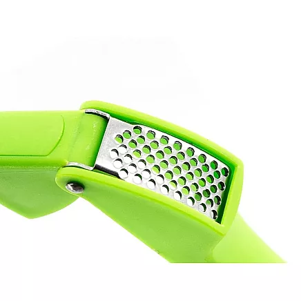 Garlic press hand squeezer crusher