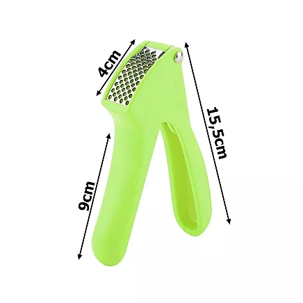 Garlic press hand squeezer crusher