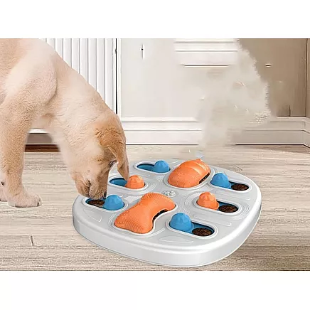 Attīstošā suņu rotaļlieta prāta spēle ar kārumiem un graužamajiem elementiem