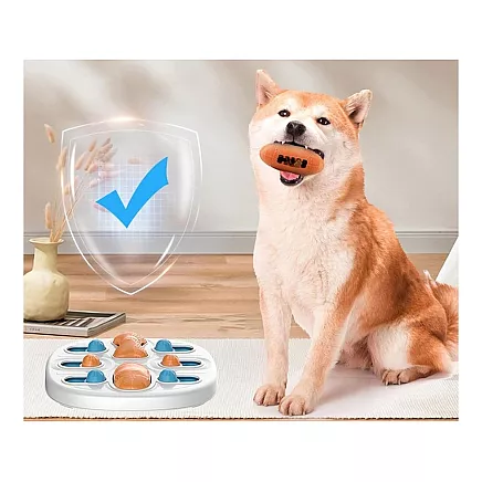 Attīstošā suņu rotaļlieta prāta spēle ar kārumiem un graužamajiem elementiem