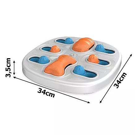 Attīstošā suņu rotaļlieta prāta spēle ar kārumiem un graužamajiem elementiem