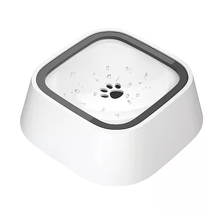 Peldošs neslakojošs ūdens trauks suņiem un kaķiem 1L lēns dzērējs