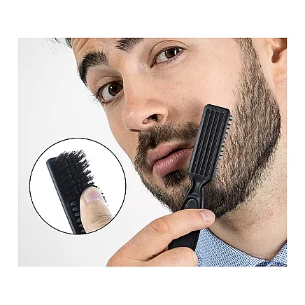 Birste Ķemme Suka Bārdai Ūsām + Kontūras Marķieris