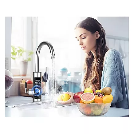 Electric mixer with instantaneous water heater and LCD display 3000W