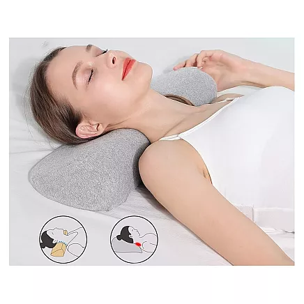 Ergonomisks ortopēdisks putu spilvens, balts