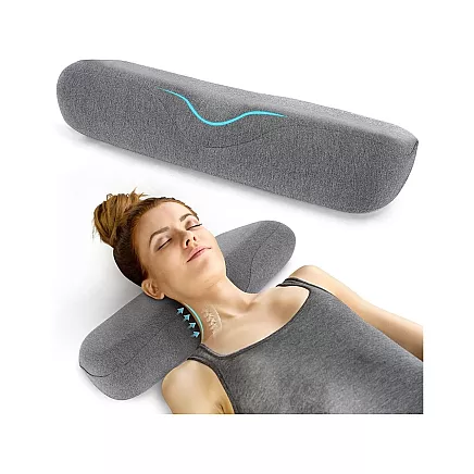 Ergonomisks ortopēdisks putu spilvens, balts