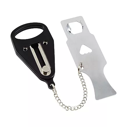 Anti-theft travel door lock for hotel room