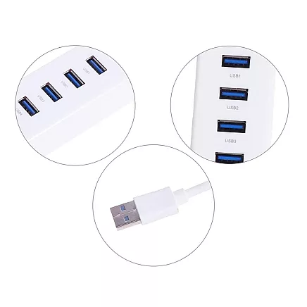 Hub usb 3.0 port splitter 4 port splitter adapter adapter