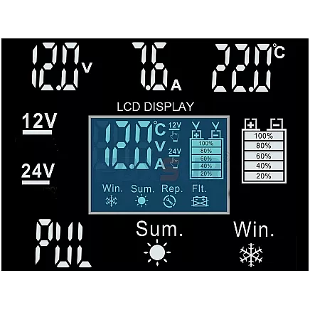 12v 24v automatic car charger with battery repair function