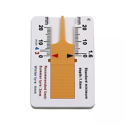 Testera Mērītājs Riepu Nodiluma Dziļuma Protektora Augstuma