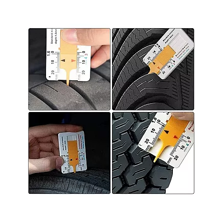 Testera Mērītājs Riepu Nodiluma Dziļuma Protektora Augstuma