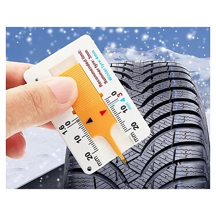 Testera Mērītājs Riepu Nodiluma Dziļuma Protektora Augstuma