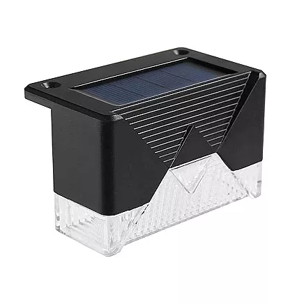 Saules dārza LED lampiņas ar krēslas sensoru, 4 gab., melnas