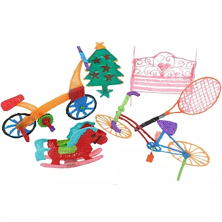 PLA filamentu komplekts 3D pildspalvai 400m, 20 dažādas krāsas