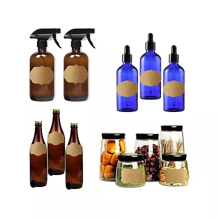 Pašlīmējošās etiķešu uzlīmes, 250 gab., 5×3 cm